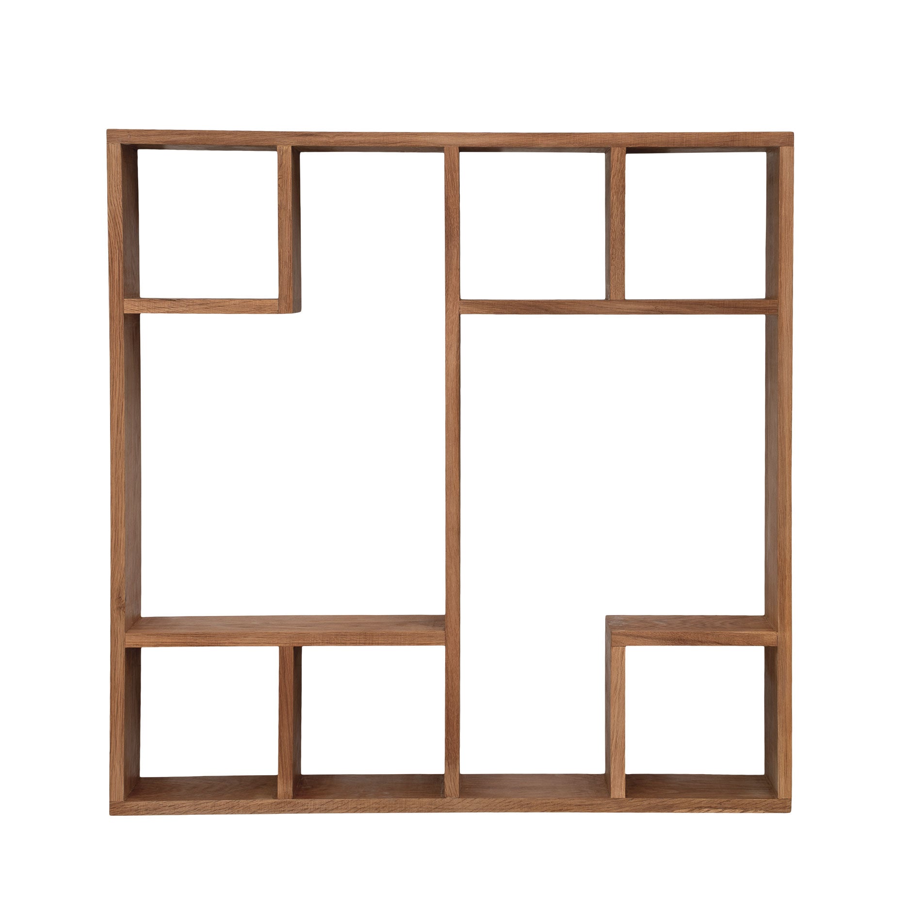 Keeper II væghylde, FSC certificeret egetræ 8D 70x70 cm